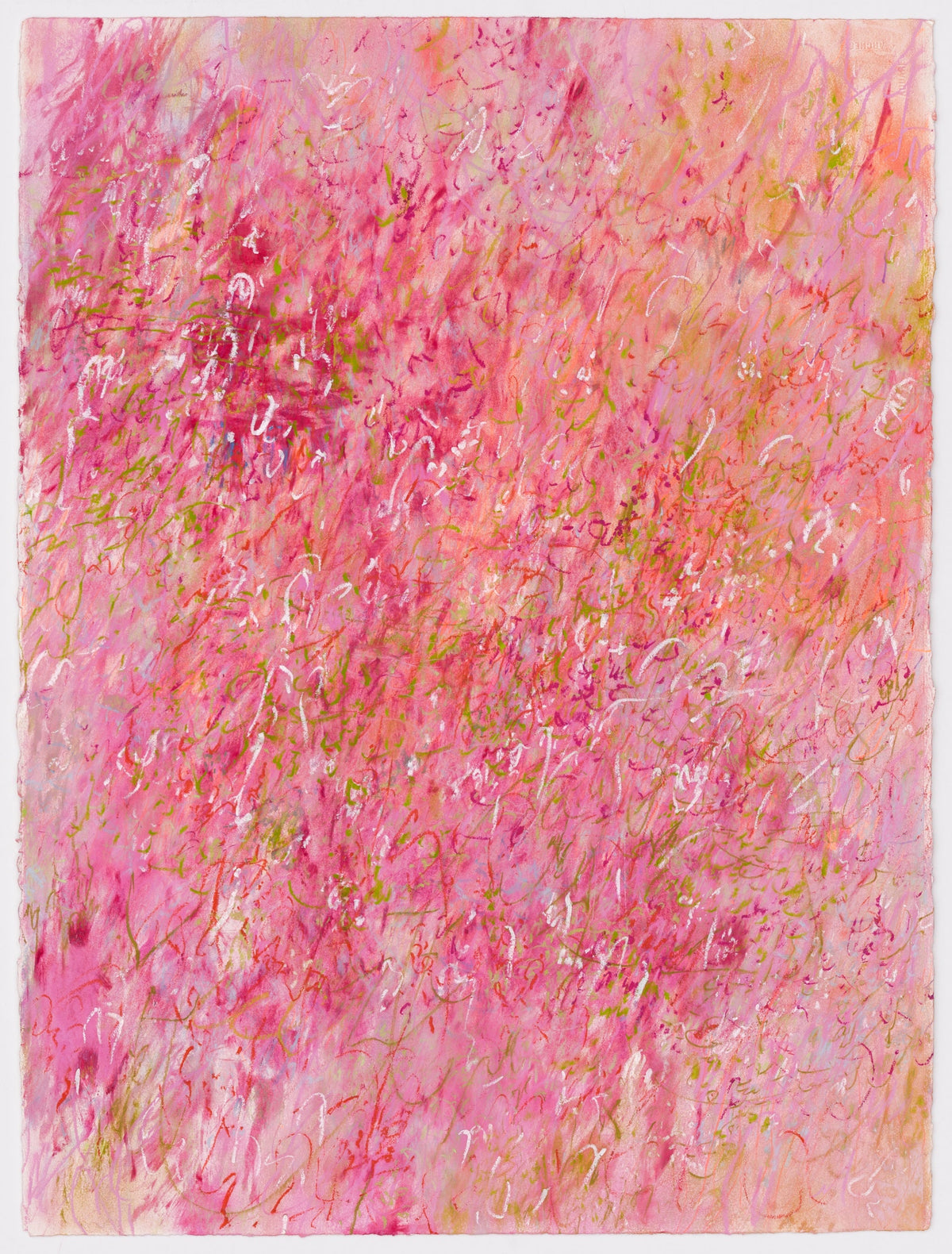 "Certain memories never fade" - original abstract drawing by Jalena Hay, Brooklyn abstract artist