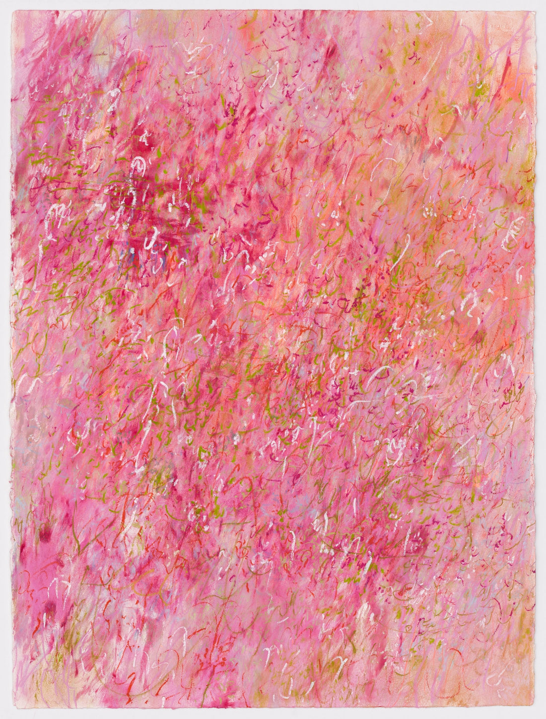 "Certain memories never fade" - original abstract drawing by Jalena Hay, Brooklyn abstract artist